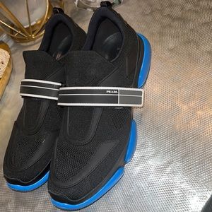 Prada sneakers 44 “11.5” Black,blue, grey